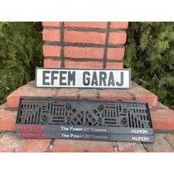 Kabartmalı servis plakalık (çifti )